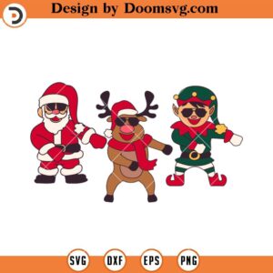 Floss Dance Santa Christmas SVG, Funny Christmas SVG