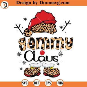 Gammy Santa Claus SVG, Gammy SVG File For Cricut
