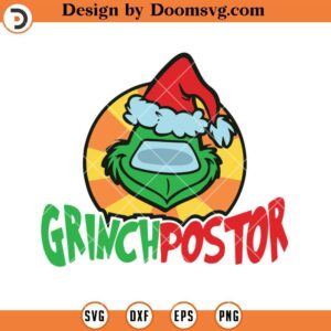 Grinchpostor SVG, Grinch Face Among Us Gamer SVG