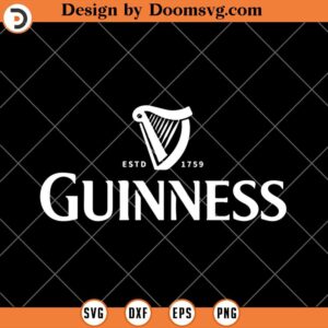 Guinness SVG, Established 1759, Irish Beer SVG