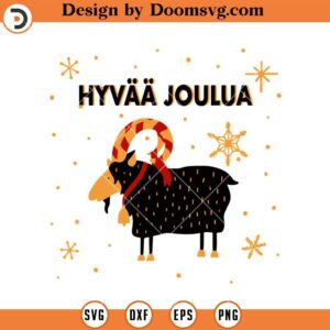 Hyvaa Joulua SVG, MSVG File For Cricut