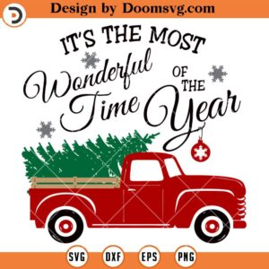 It's The Most Wonderful Time Of The Year SVG, Christmas Shirt SVG