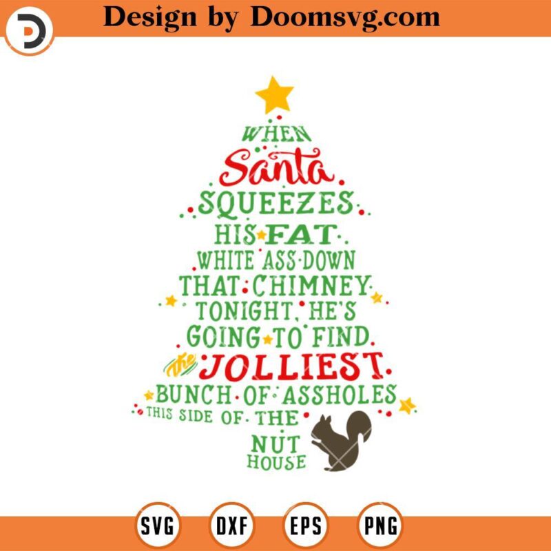 Jolliest Bunch Of A Holes SVG, Christmas File For Cricut - Doomsvg