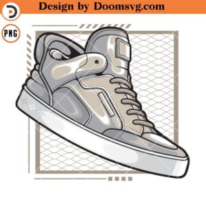 Louis Don Cream Sneaker PNG, Sneaker Art PNG Download