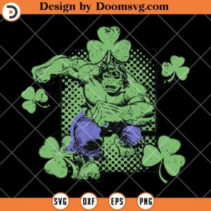 Marvel Hulk St Patricks Day SVG, Marvel Patrick Day SVG