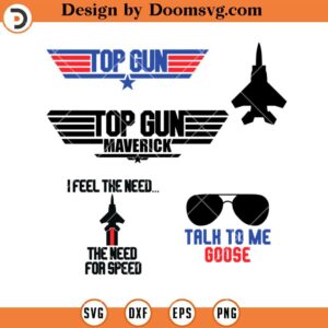 Maverick Top Gun SVG, Need For Speed SVG