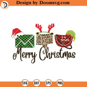 Merry Christmas Postman SVG, Postman Christmas SVG