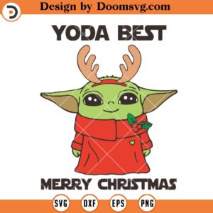 Merry Christmas Yoda Best SVG, Star Wars Christmas SVG