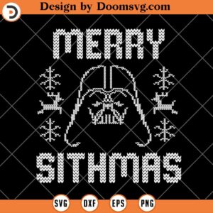 Merry Sithmas Darth Vader SVG, Star Wars Christmas SVG