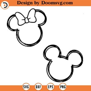 Mickey Minnie SVG, Disney Couple SVG