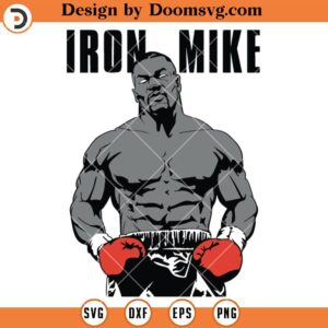 Mike Tyson SVG, Iron Mike Clipart, American Boxer SVG