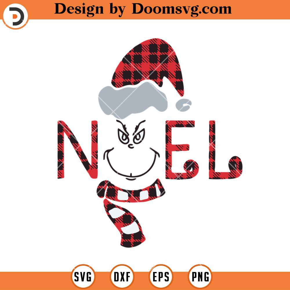 Noel Grinch Face SVG, The Grinch SVG, Grinch Santa SVG - Doomsvg