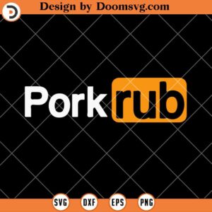 Pork Rub SVG, Funny BBQ SVG