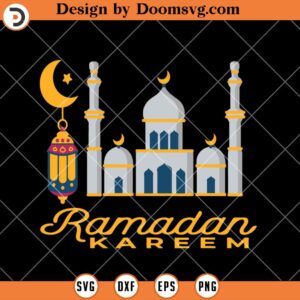Ramadan Kareem SVG, Muslims Holy Fasting SVG, Funny SVG