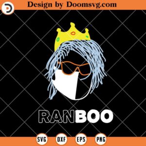 Ranboo Crown SVG, Cosplay Gold Crown SVG, Funny Youtube SVG