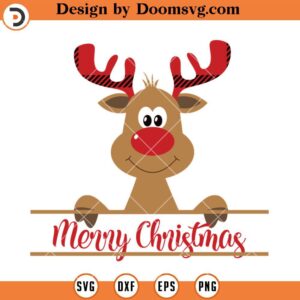 Reindeer Merry Christmas SVG, Christmas Reindeer SVG