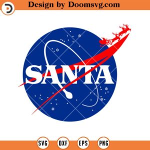 Santa Nasa Christmas SVG, SVG File For Cricut