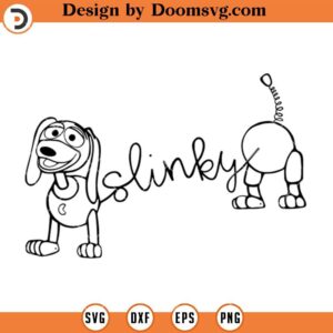 Slinky Toy Dog SVG, Toy Story SVG