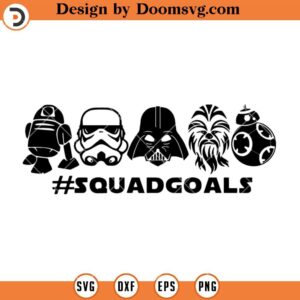 Star Wars SVG, Squad Goal SVG