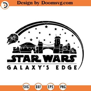 StarWars Galaxy's Edge SVG, Disney StarWars SVG