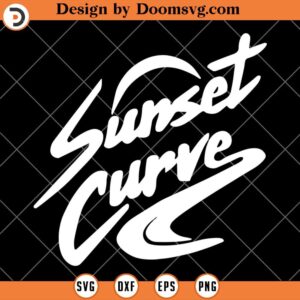 Sunset Curve SVG, Julie And The Phantoms SVG