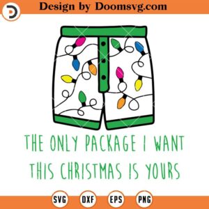 The Only Package I Want This Christmas Is Yours SVG, Christmas SVG Files For Cricut