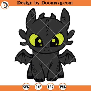 Toothless Dragon SVG, DreamWorks Dragons SVG