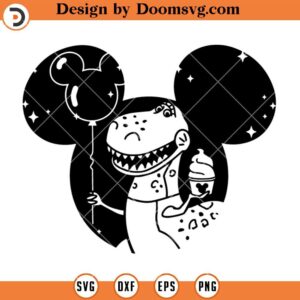 Toy Story Rex SVG, Mickey Head By Rex SVG