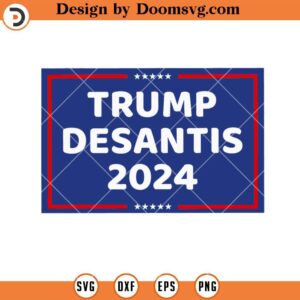 Trump Desantis 2024 SVG, Republican US President SVG