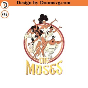 Vintage 90s Disney Hercules The Muses PNG, The Muses Hercules PNG, Disney Hercules 1997 PNG