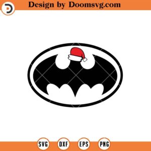 Xmas Bat Returns SVG, Christmas Batman Logo SVG