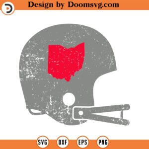 Vintage Football Helmet State of Ohio T SVG Design Download, Baseball SVG, Baseball SVG