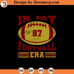 In My Football Era American Football Ball SVG Design Download, Baseball SVG, Baseball SVG