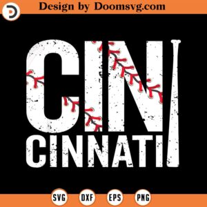 Faded Grunge Cincinnati Baseball Ohio Fans Cheer Cincy Ball SVG Design Download, Baseball SVG, Baseball SVG