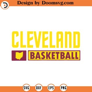 Cleveland Basketball , Ohio Hoops SVG Design Download, Baseball SVG, Baseball SVG