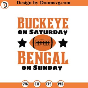 Cincinnati Ohio funny buckeye on saturday bengal on sunday Tank Top SVG Design Download, Baseball SVG, Baseball SVG