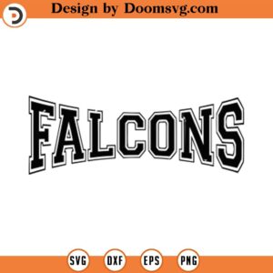 Falcons Svg, Go Falcons Team Svg, Run Falcons Svg, College Jersey Font, Game day vibes Cut File Cricut, Png Pdf Eps, Vector, Stencil