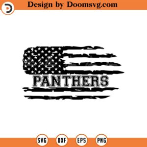 Panthers Svg, American Flag Svg, Go Team Panthers Svg, Football, Baseball, Basketball, Hockey, Cheer Mom Cut File Cricut, Png Pdf, Vector