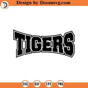 Tigers Svg, Go Tigers Team Svg, Run Tigers Svg, College Jersey Font, Cheer Mom T-Shirt Cut File Cricut, Png Pdf Eps, Vector, Stencil