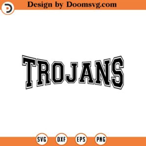 Trojans Svg, Go Trojans Team Svg, Run Trojans Svg, College Jersey Font, Game day vibes Cut File Cricut, Png Pdf Eps, Vector, Stencil