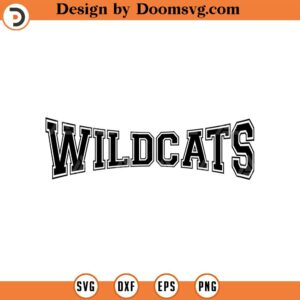 Wildcats Svg, Wildcats Png, Go Wildcats Team Svg, Run Wildcats Svg, College Jersey Font, Game Day Cut File Cricut, Png Pdf Eps, Vector