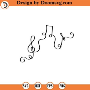 Music Notes SVG, Musical Notes svg, Musical Notes Clipart, Musical notes svg files for Cricut, Guitar Note Svg, violin svg 83