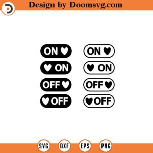 On Off Switch Svg, On Off Toggle Svg, Power Button Svg, Mode On SVG, Mode Off SVG, Cricut, Silhouette, Sticker, Vinyl, Pin 96