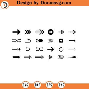 Arrows SVG Bundle Arrows SVG Arrow Signs Svg Bundle Right Arrow svg, Left Arrow svg, arrow clipart Cut Files Cricut, Silhouette 106