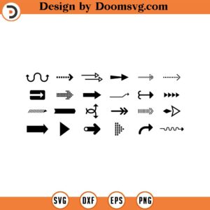 Arrows SVG Bundle Arrows SVG Arrow Signs Svg Bundle Right Arrow svg, Left Arrow svg, arrow clipart Cut Files Cricut, Silhouette 107