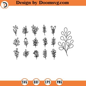 flowers LineArt Svg Bundle Flower Bouquets Svg Line Art Svg Minimalist Svg Flower svg trendy svg Boho Svg INSTANT DOWNLOAD 148