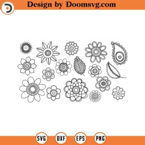 flowers LineArt Svg Bundle Flower Bouquets Svg Line Art Svg Minimalist Svg Flower svg trendy svg Boho Svg INSTANT DOWNLOAD 247