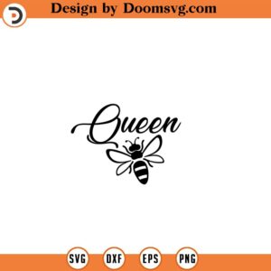 Queen Bee SVG, Queen Bee png, Boss SVG, Cricut SVG Files, svg cut files svg, png dxf, instant download, diy vinyl decals, print 253