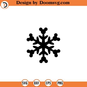 Mouse Snowflake svg, Snowflake, Snow, Mouse svg, Christmas png, dxf, jpeg, Digital Download, Cut File, Cricut, Silhouette