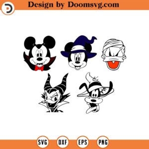 Mouse Halloween Svg, Halloween Costume Svg, Trick Or Treat Svg, Magic Mouse and Friends Halloween Svg, Cricut Sublimation, Halloween Mouse